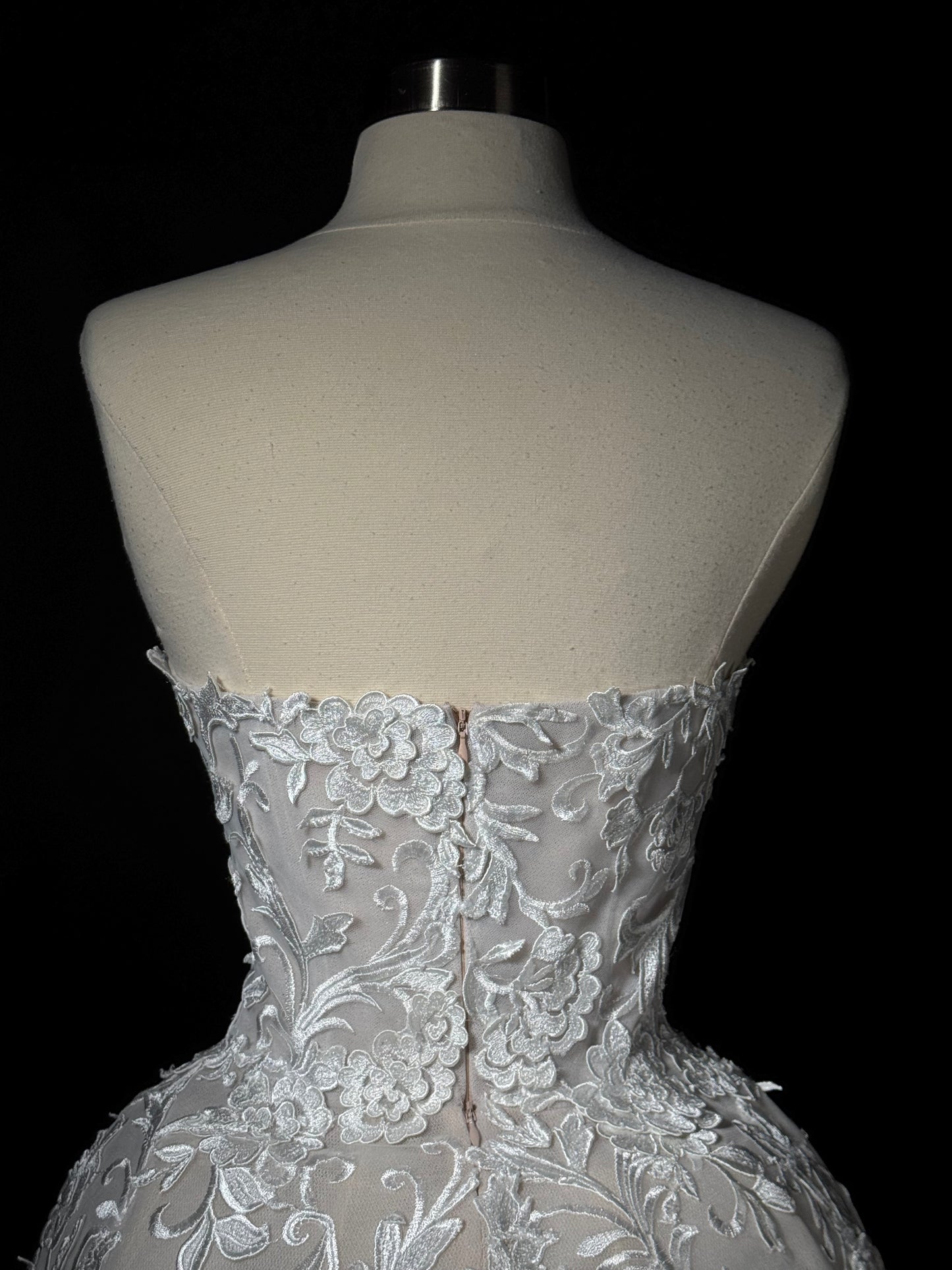 Brand New US 4 Anna Augusta Custom Made Engagement Mini Dress