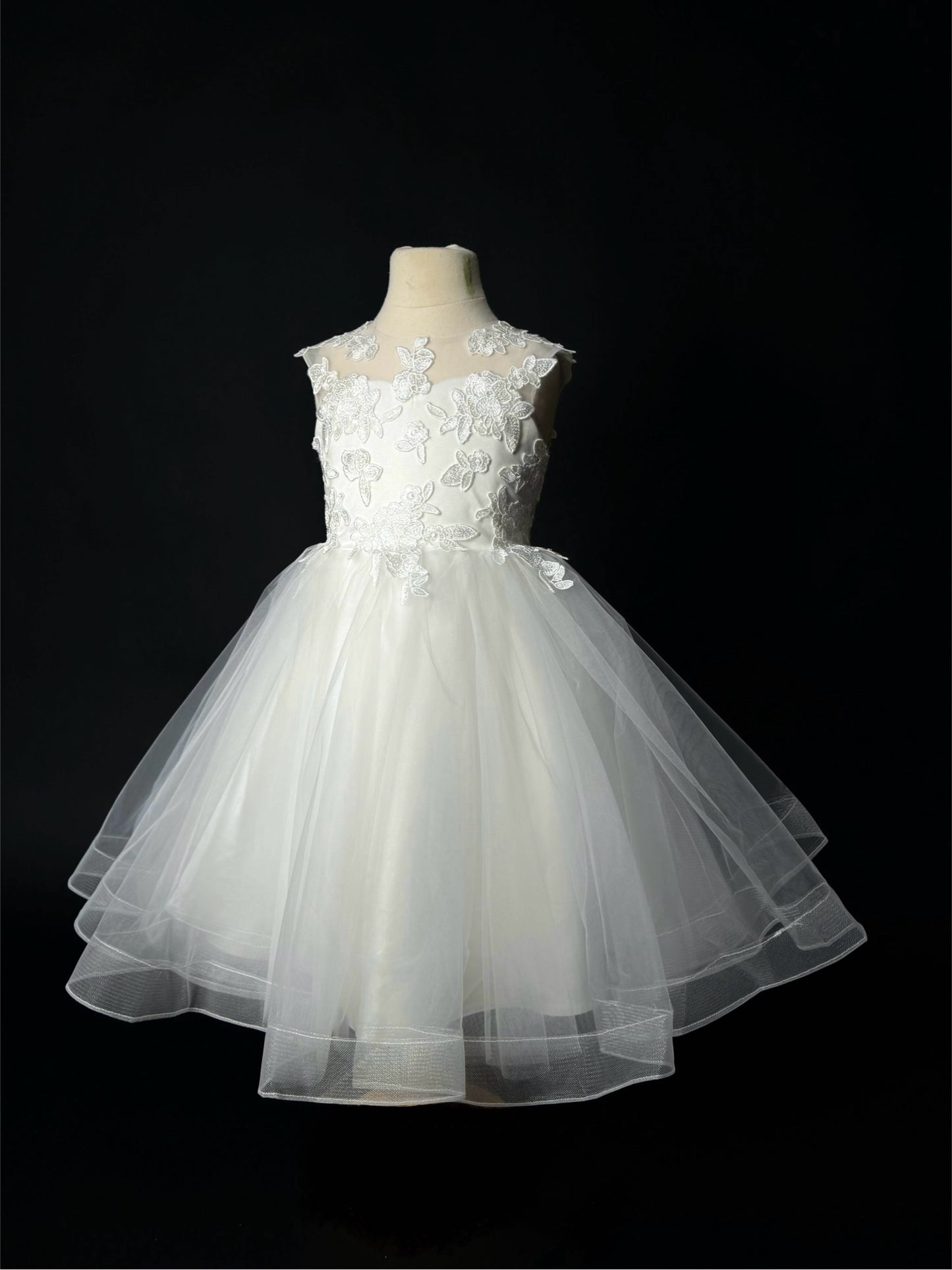 Brand New White Anna Augusta Flower Girl Dress