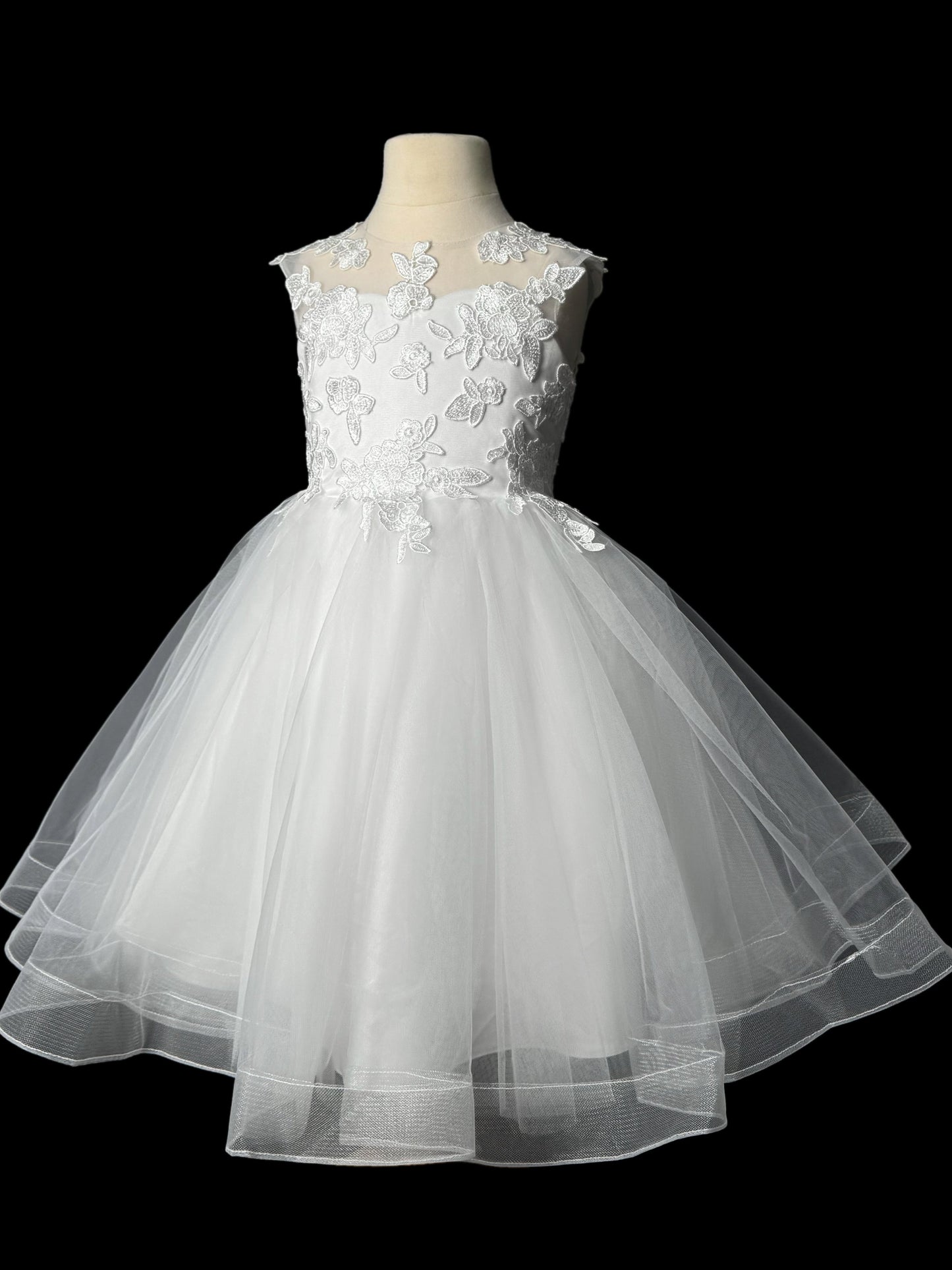 Brand New White Anna Augusta Flower Girl Dress