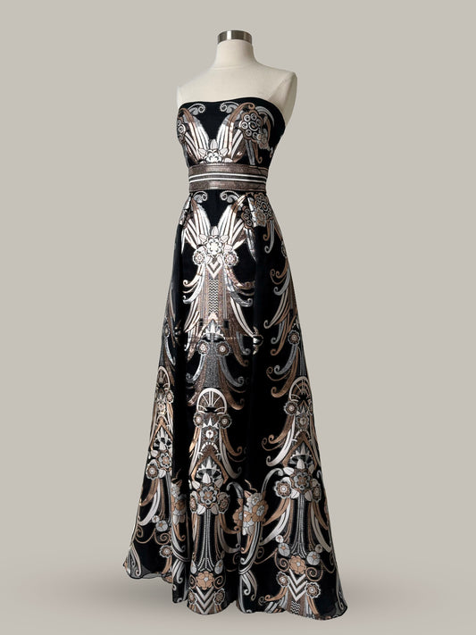 Brand New US 4 Zuhair Murad Maxi Evening Dress