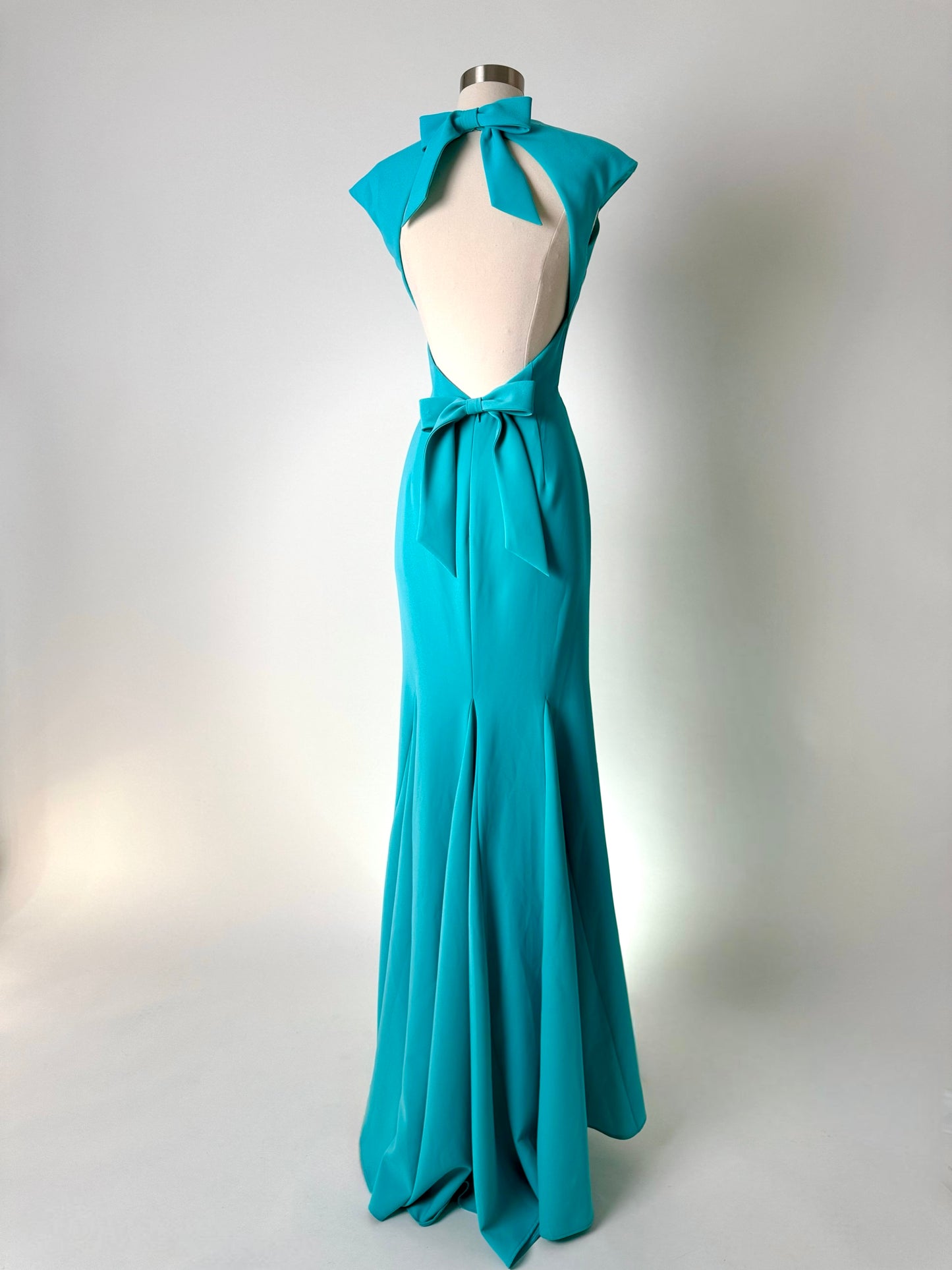 Brand New US 6 Jovani Maxi Evening Dress in Tiffany Color