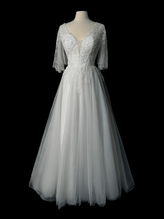 Brand New US 10 Anna Augusta Maxi Bridal Gown