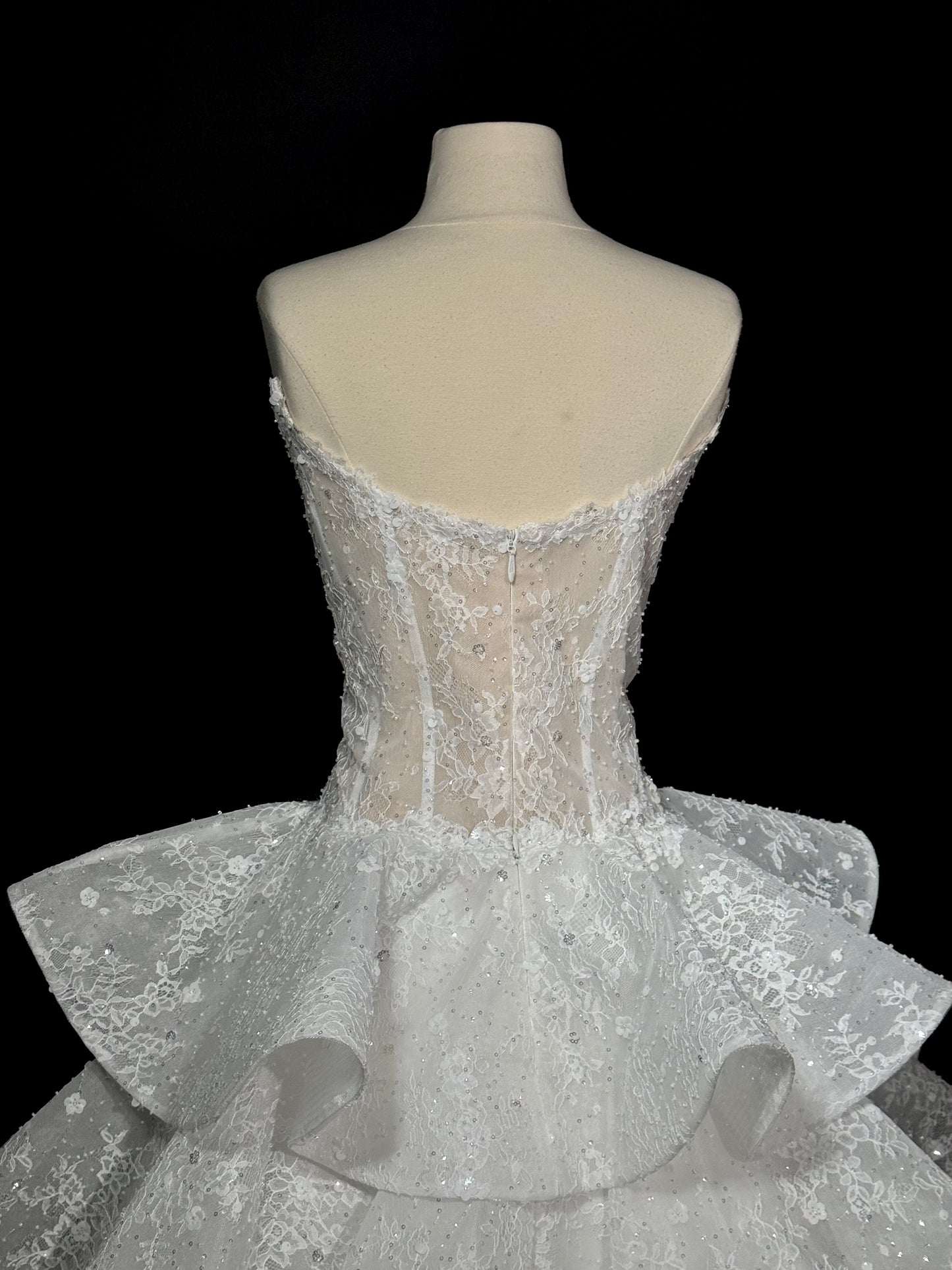 Brand New US 10 Anna Augusta Custom Made Bridal Gown