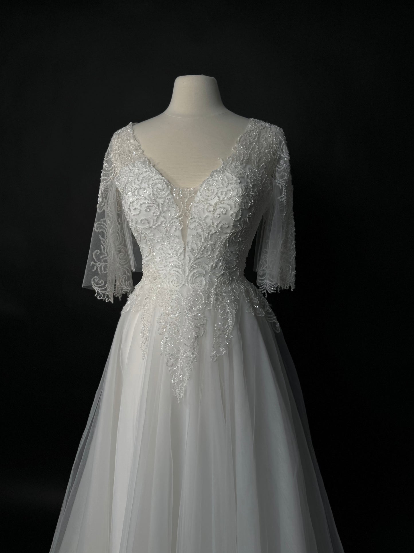 Brand New US 10 Anna Augusta Maxi Bridal Gown