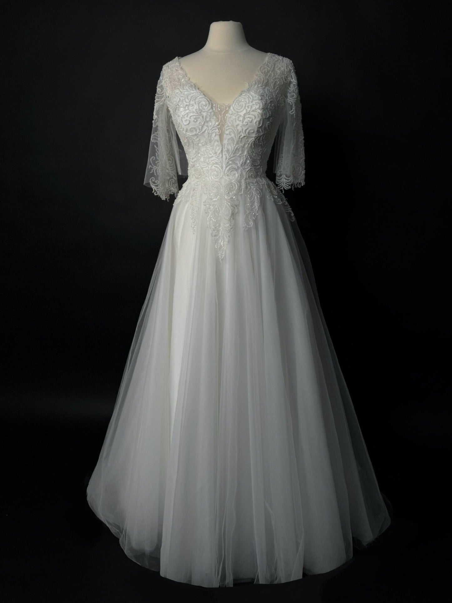 Brand New US 10 Anna Augusta Maxi Bridal Gown