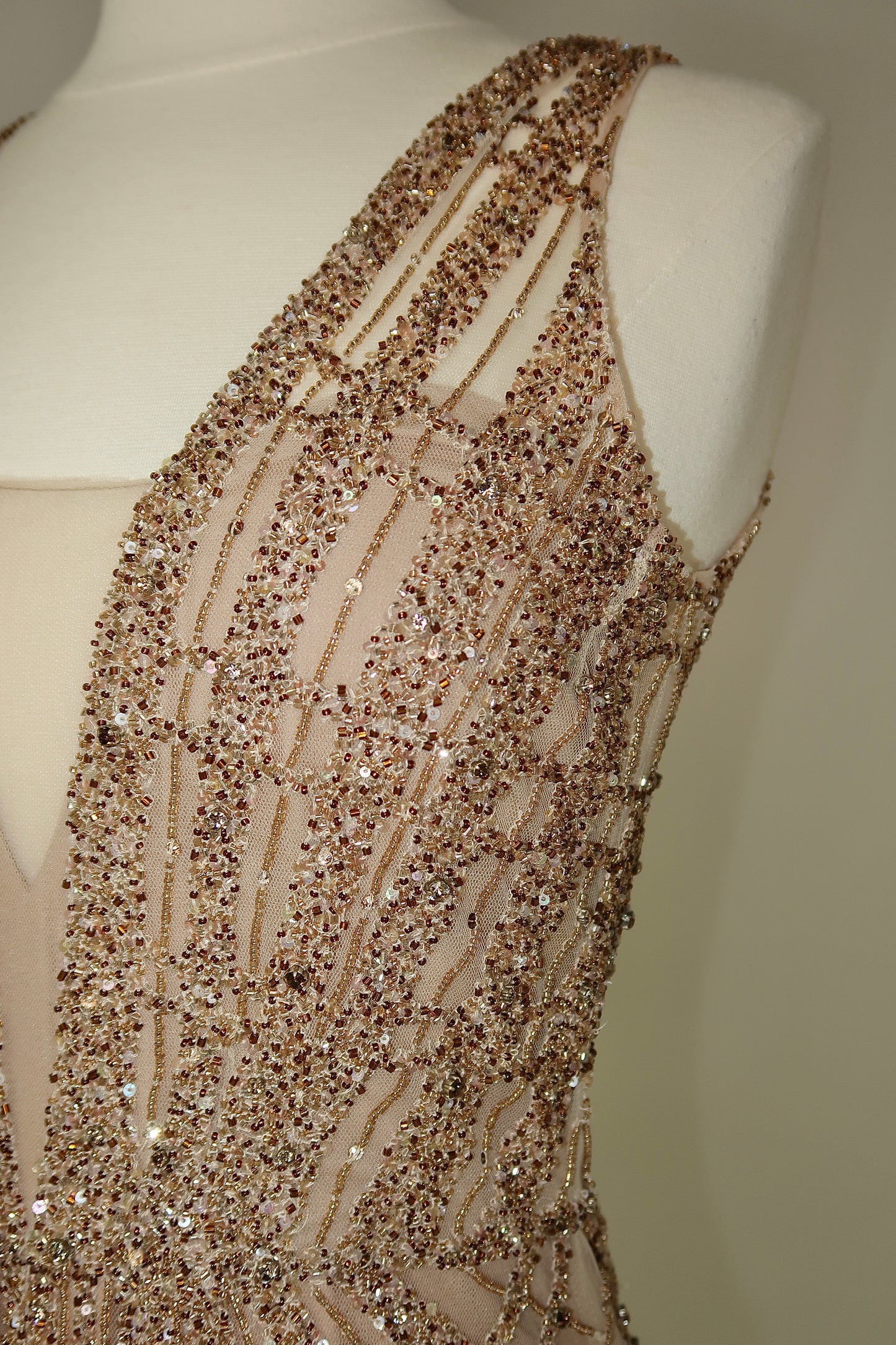 Brand New US6 Anna Augusta Fully Embroidered Gown