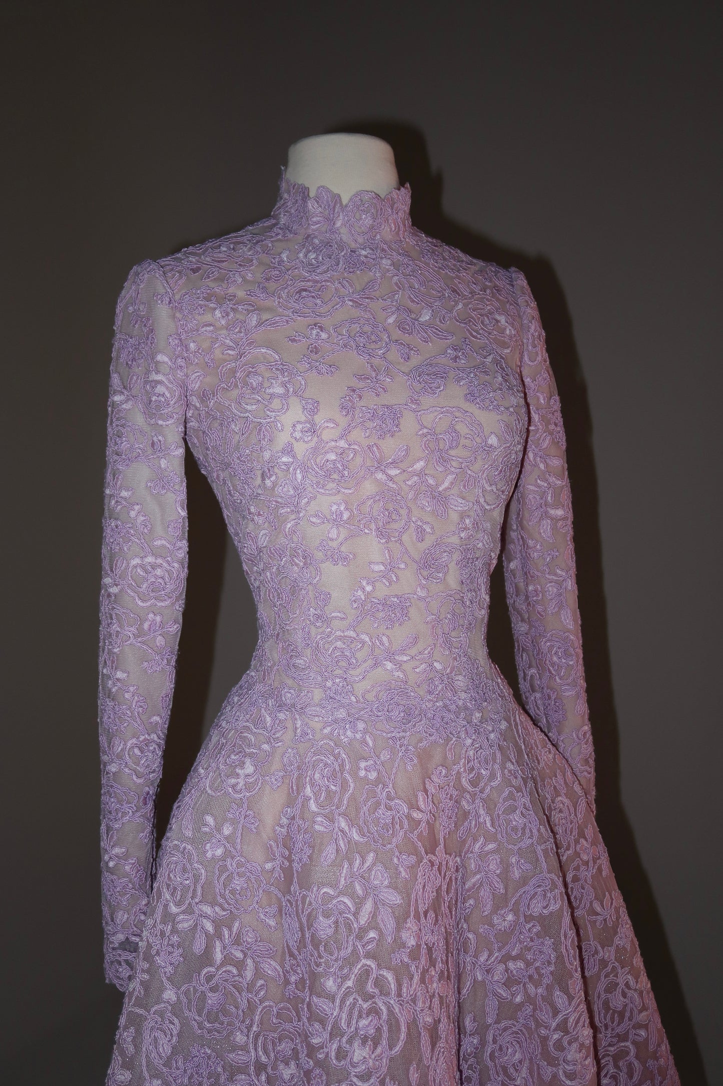 Brand New US8 Anna Augusta Purple Maxi Gown