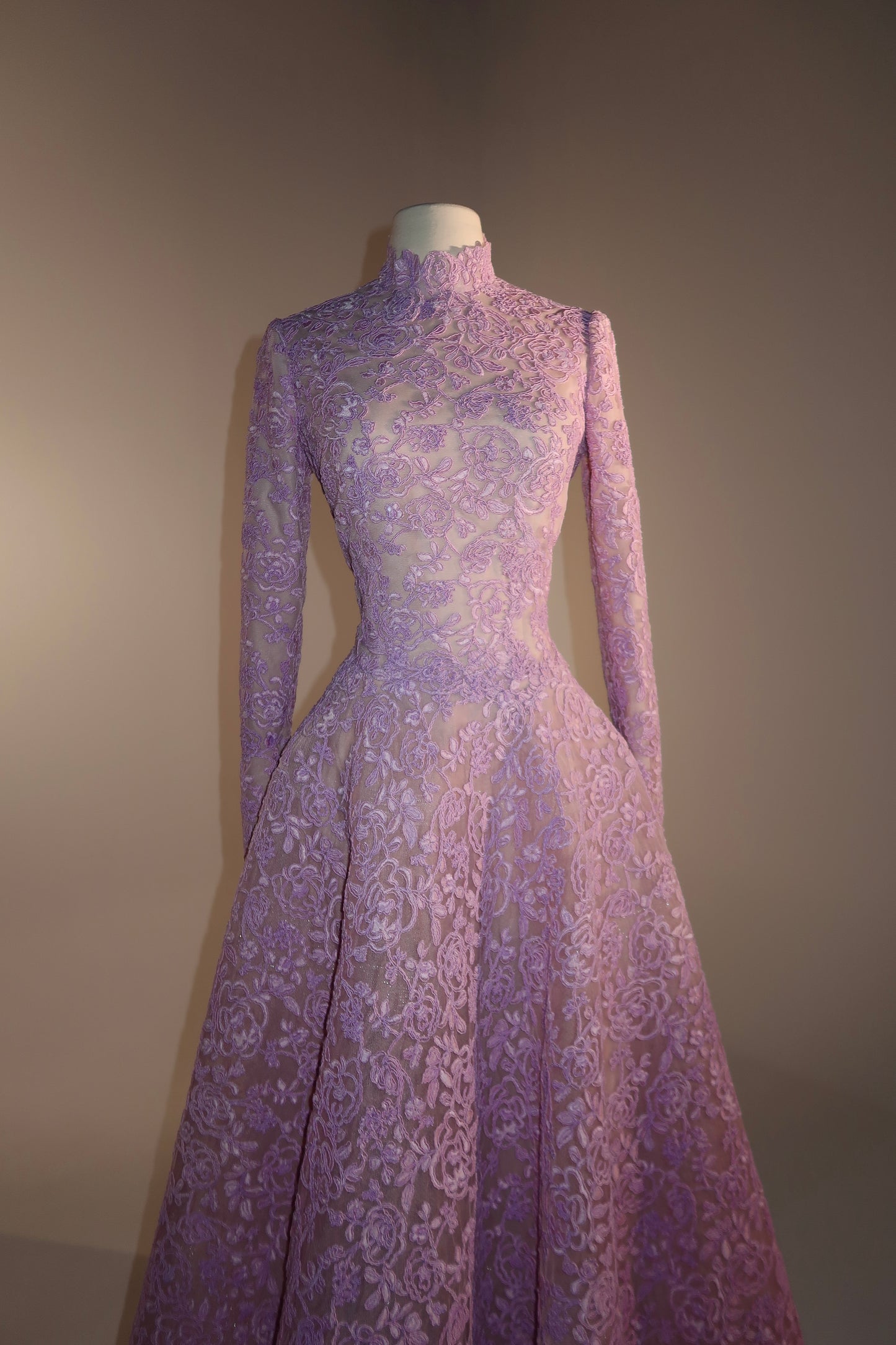 Brand New US8 Anna Augusta Purple Maxi Gown