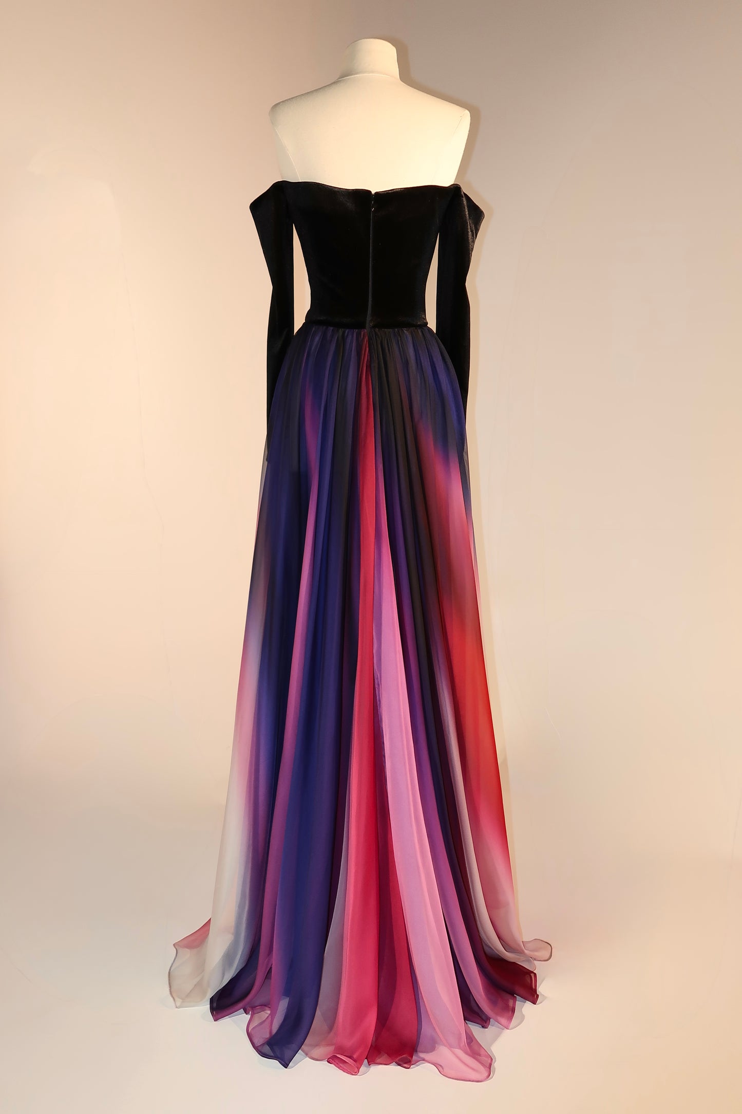 Floor Sample US4 Jean Fares Couture Maxi Gown