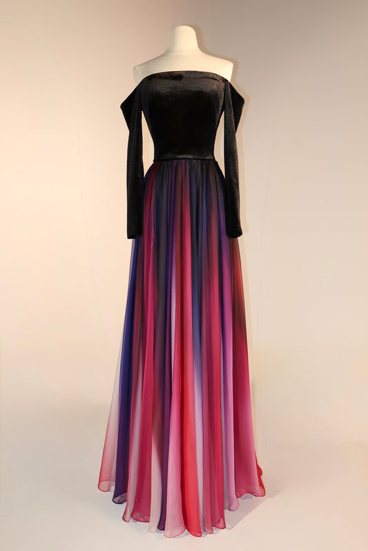 Floor Sample US4 Jean Fares Couture Maxi Gown