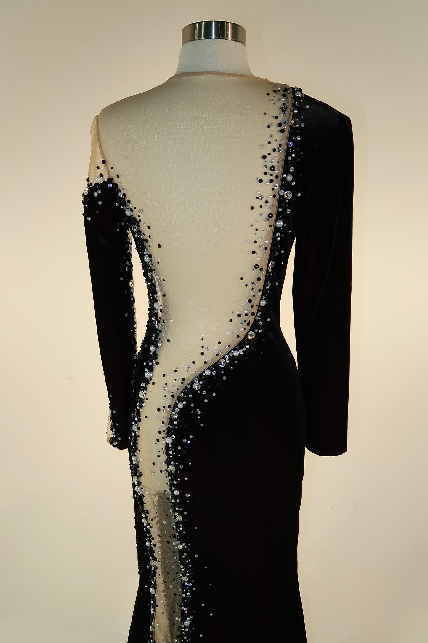 Floor Sample US6 Jean Fares Couture Maxi Gown