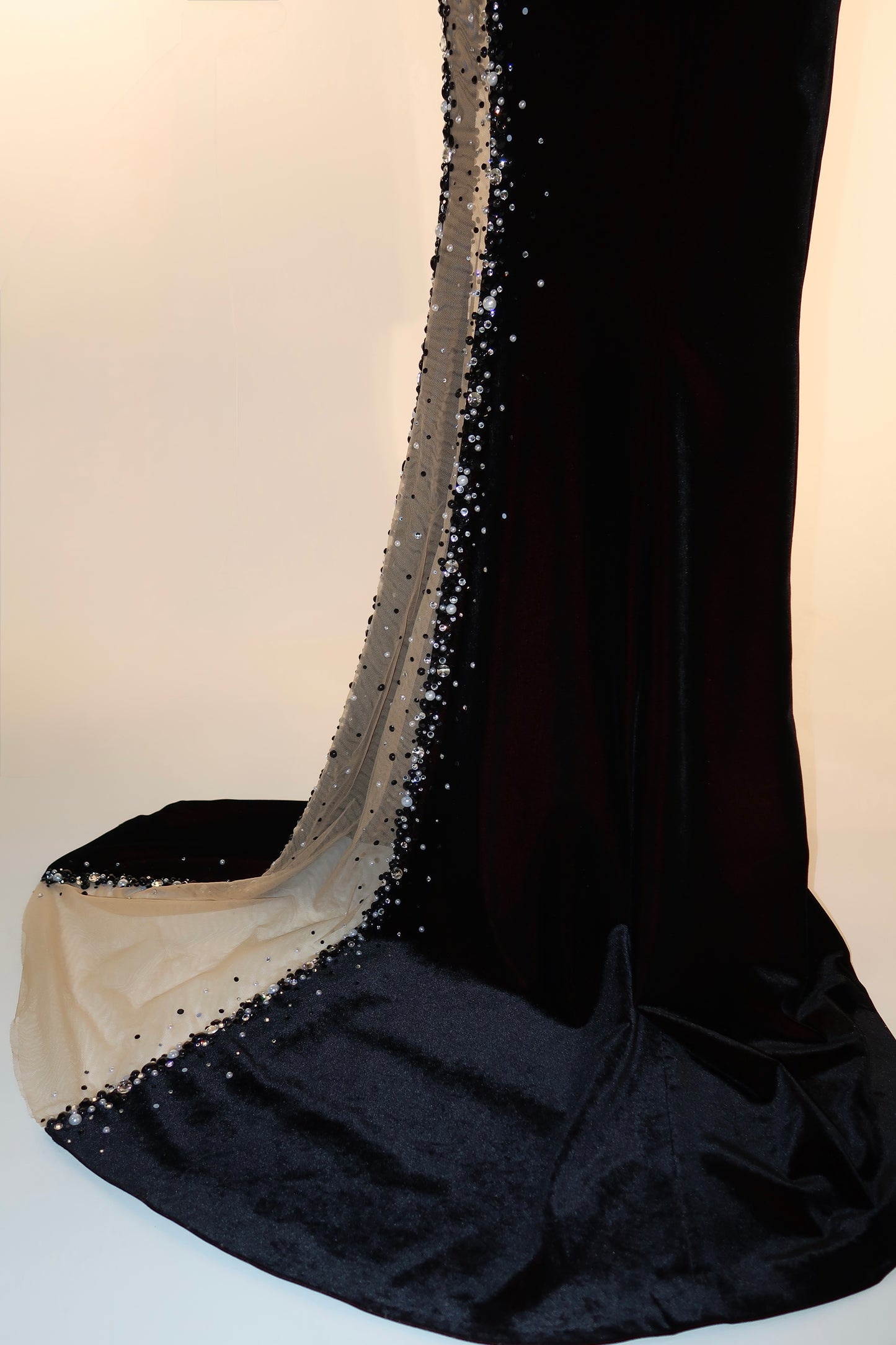 Floor Sample US6 Jean Fares Couture Maxi Gown