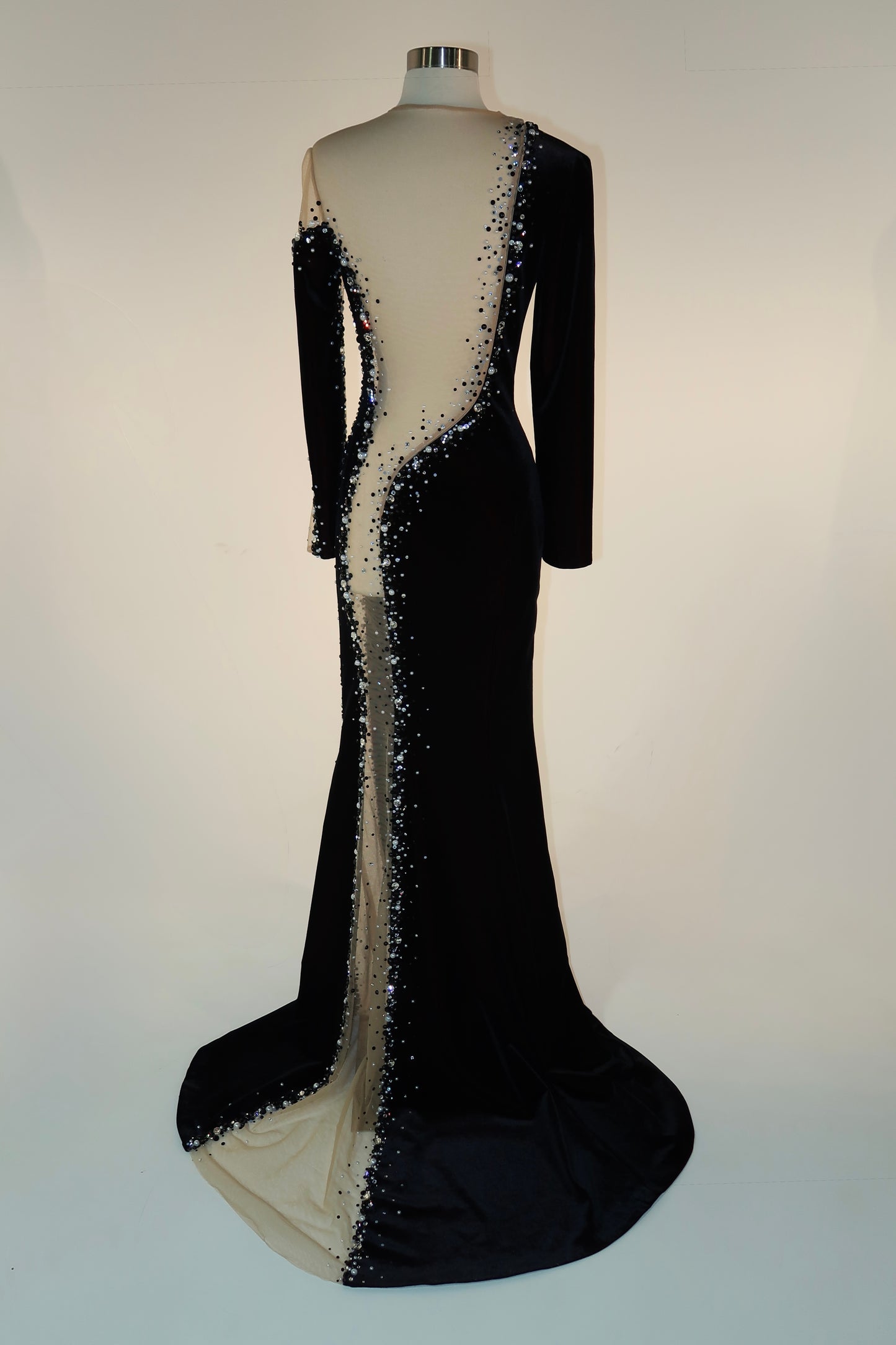 Floor Sample US6 Jean Fares Couture Maxi Gown
