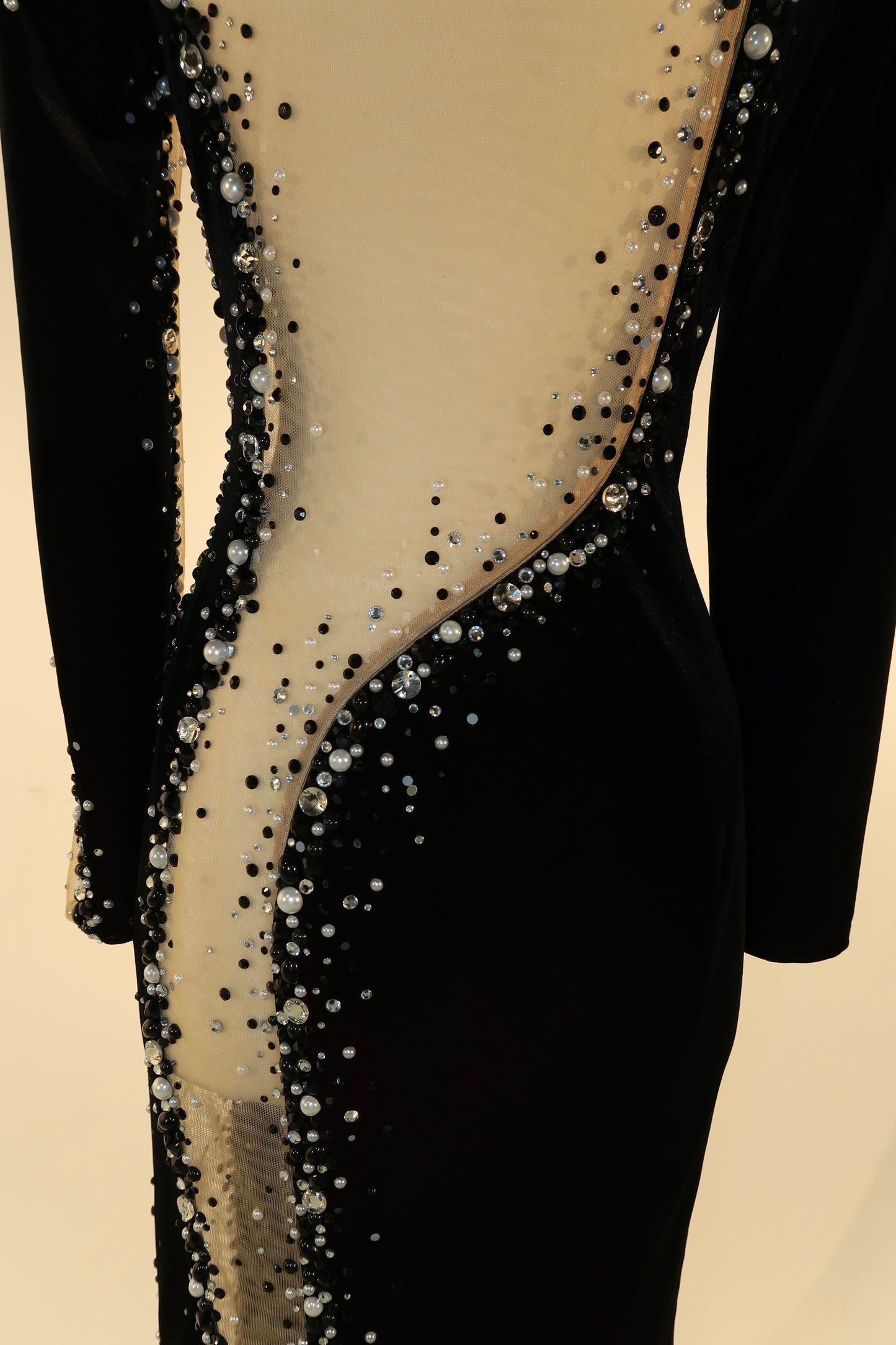 Floor Sample US6 Jean Fares Couture Maxi Gown