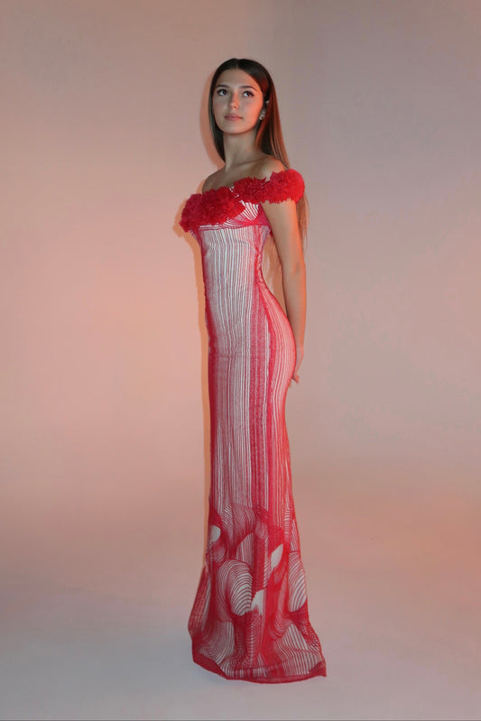 Brand New US4 Gemy Maalouf Maxi Gown